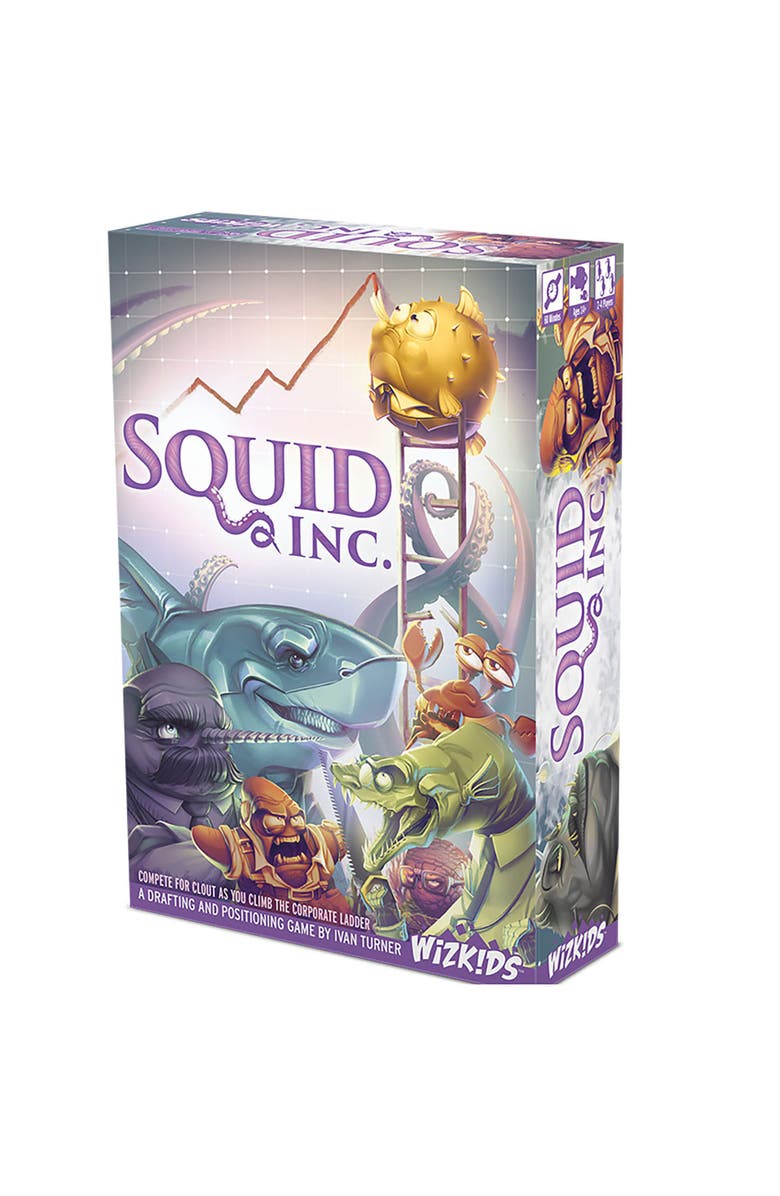 WizKids Games Squid Inc. Strategy Board Game, Ages 14+, 2-4 Players, 60 Min, Main, color, Multicolored
