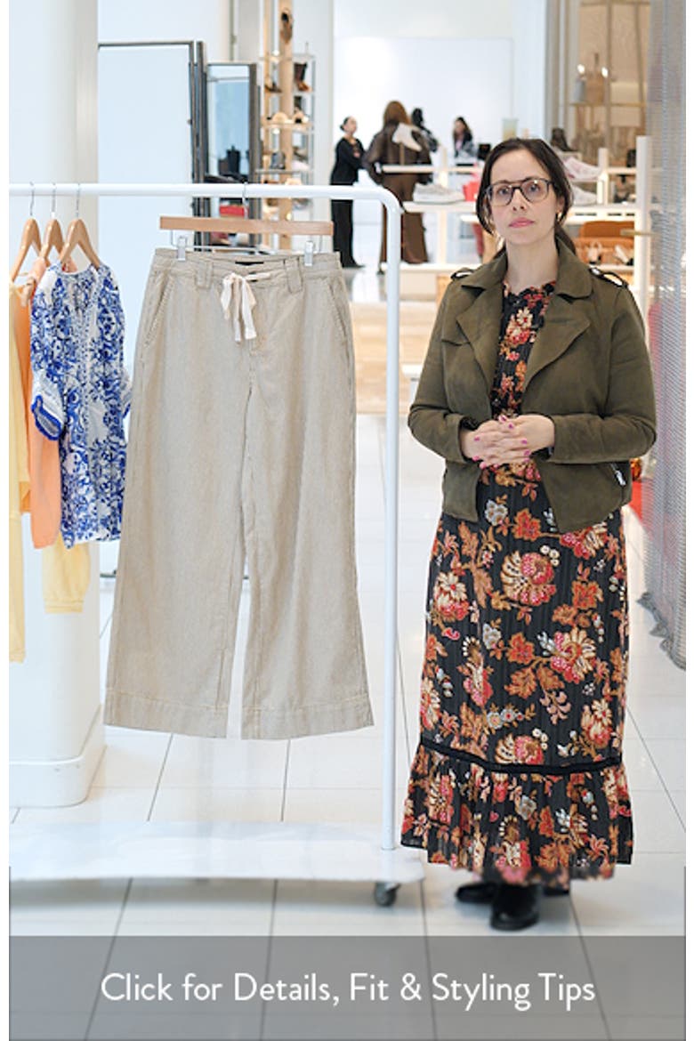 Lily Stripe Crop Pants video