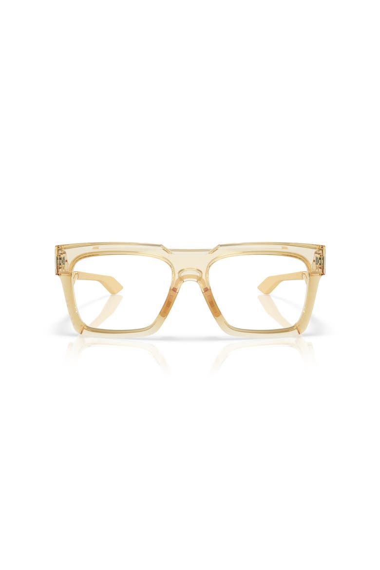 57mm Square optical glasses, Alternate, color, Brown