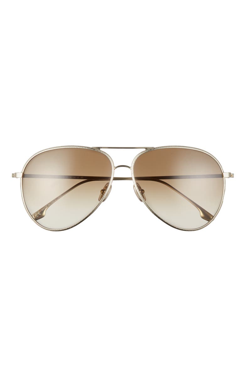 Victoria Beckham 62mm Oversize Gradient Aviator Sunglasses, Main, color, 