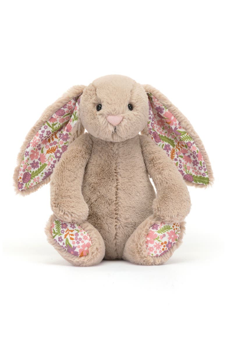 Blossom Beige Bunny Petal Small Plushie, Alternate, color, BEIGE