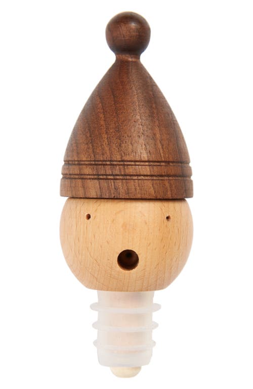 Farmhouse Pottery Gunter Wood Wine Stopper 