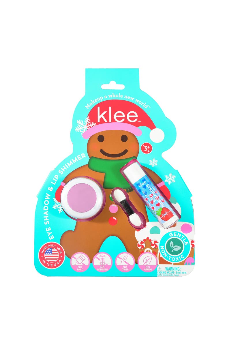Klee Naturals Icicle Sparkles - Kids' Holiday Eye Shadow and Lip Shimmer Set, Alternate, color, Multi