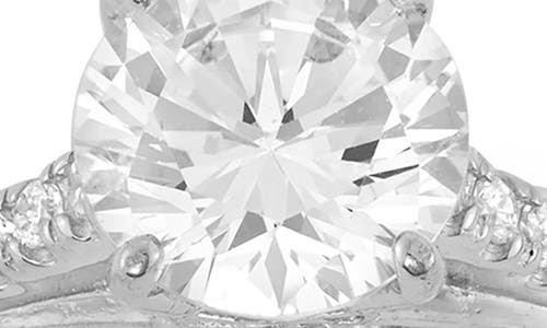 Fuzion Creations Cubic Zirconia Ring In Silver