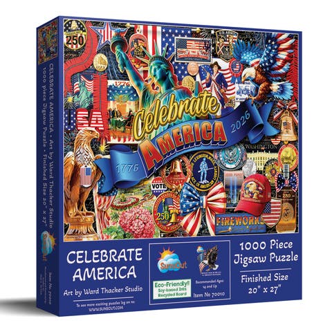 Celebrate America 1000 piece Jigsaw Puzzle for Adults