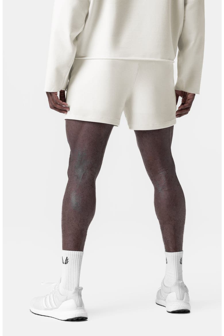 Waffle Knit Sweat Short, Alternate, color, Cream