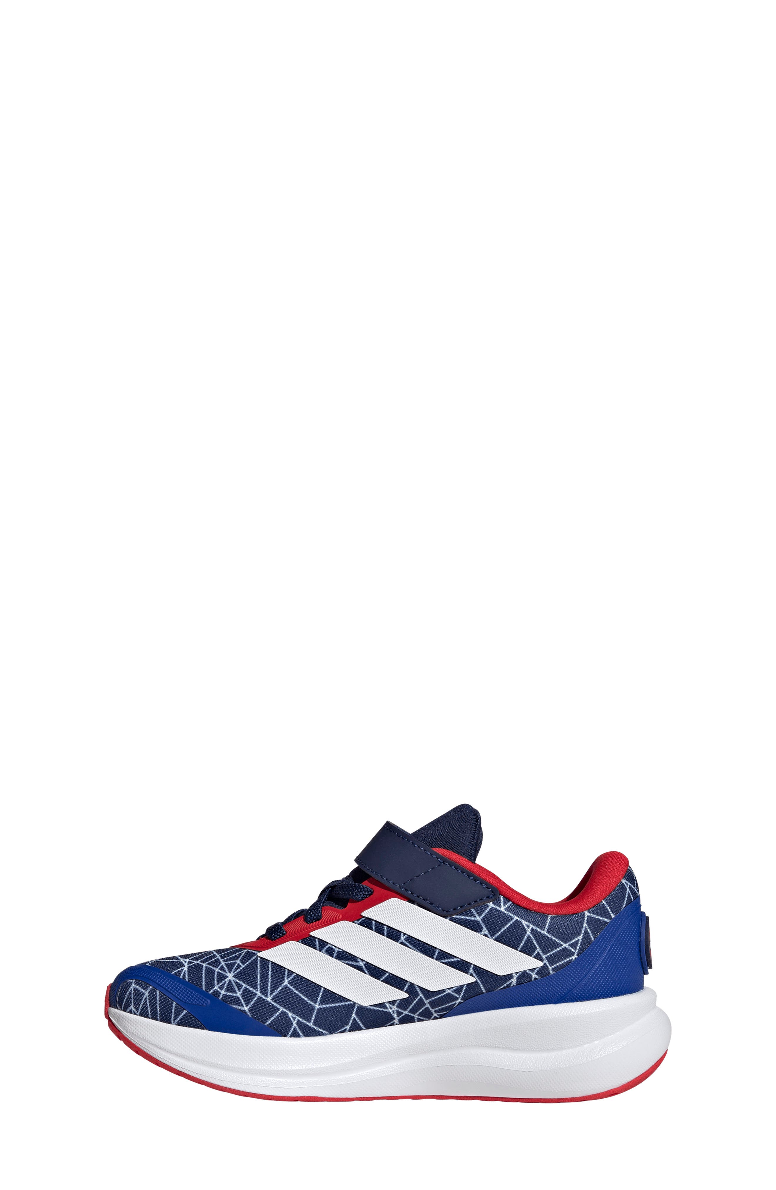 adidas Kids' Runfalcon Spider-Man Running Shoe, Alternate, color, Dark Blue/ White/ Pure Ruby