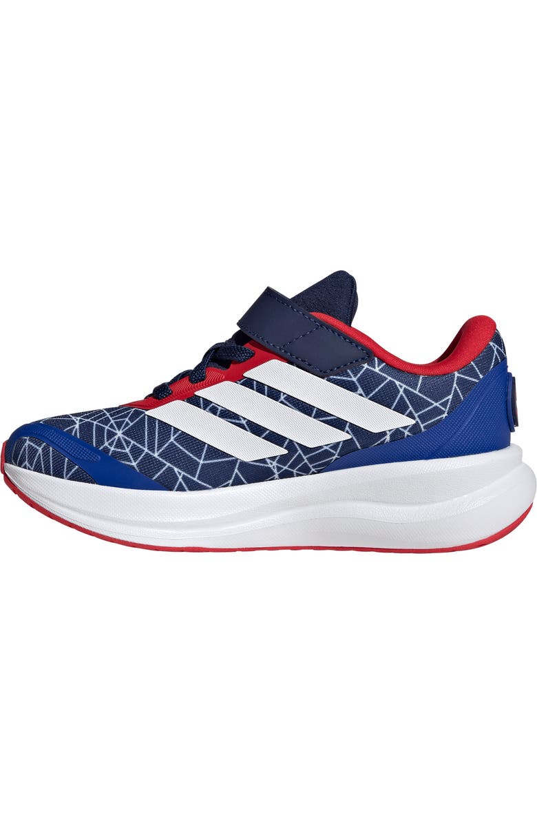 adidas Kids' Runfalcon Spider-Man Running Shoe, Alternate, color, Dark Blue/ White/ Pure Ruby