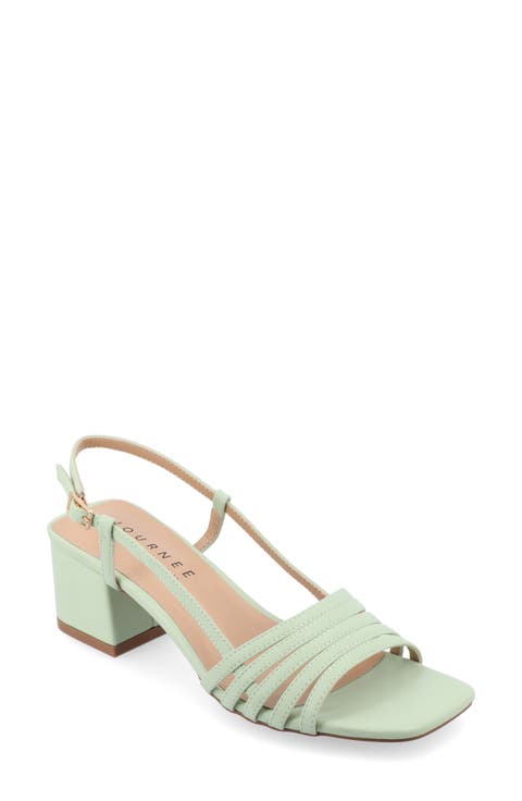 Shayana Block Heel Slingback Sandal