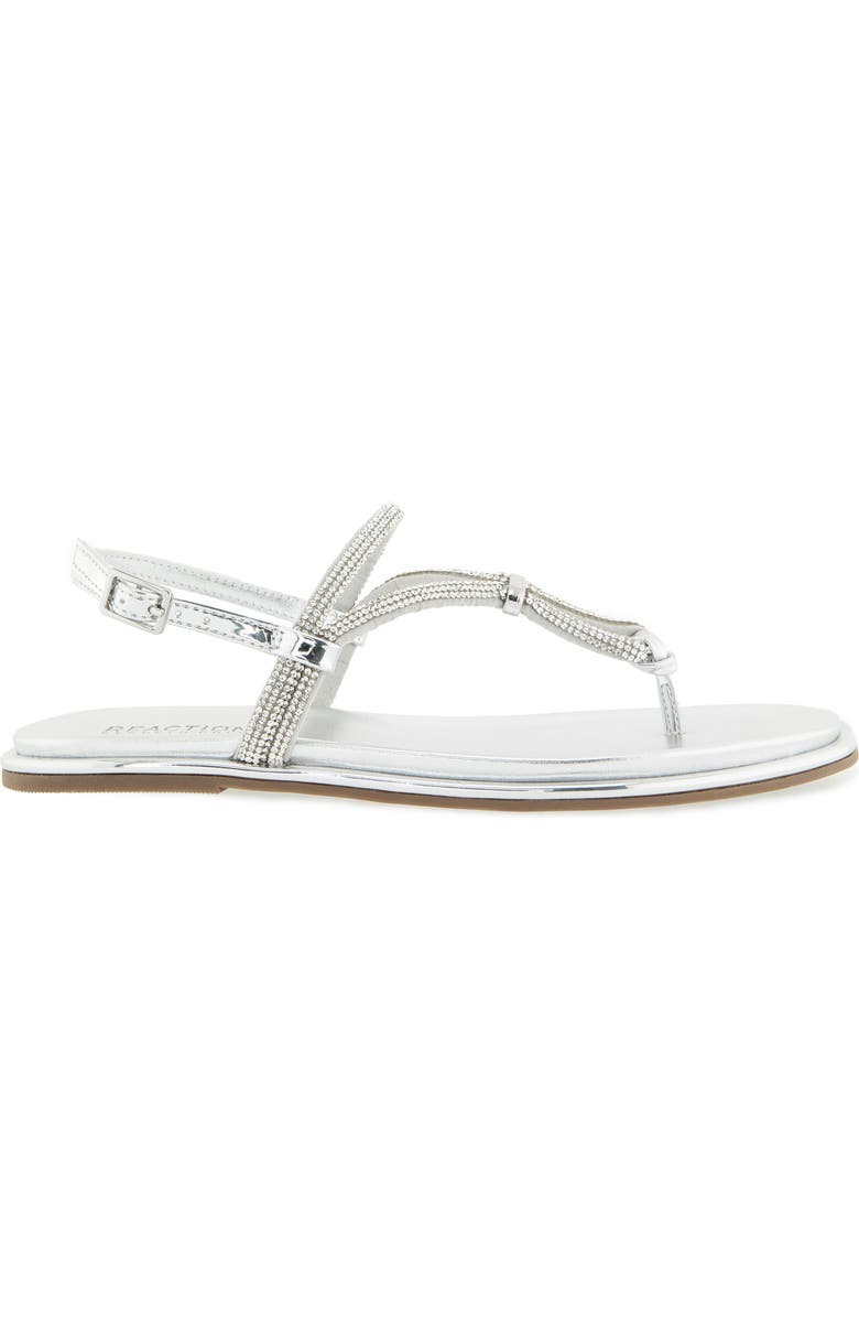 Reaction Kenneth Cole Wali Crystal Sandal, Alternate, color, Silver