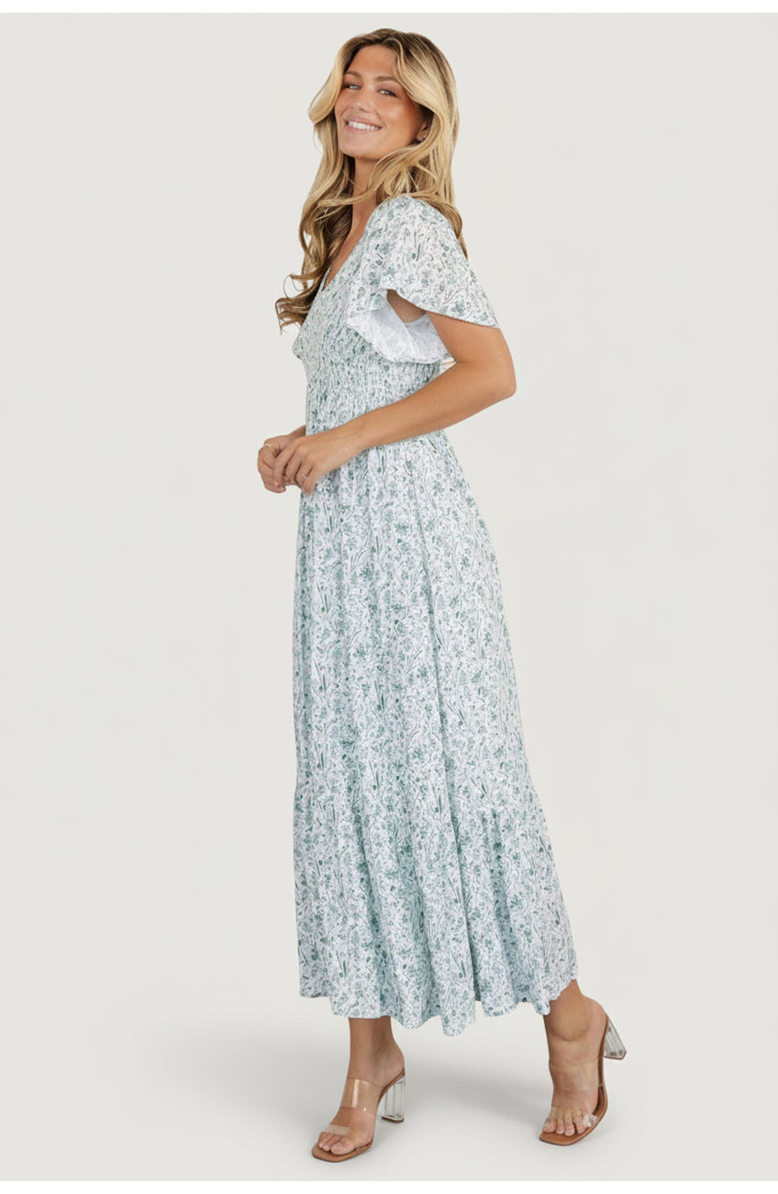 Joanie Smocked Dress - image 4