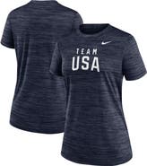 Nike Women's Nike  Navy Team USA Velocity Performance T-Shirt