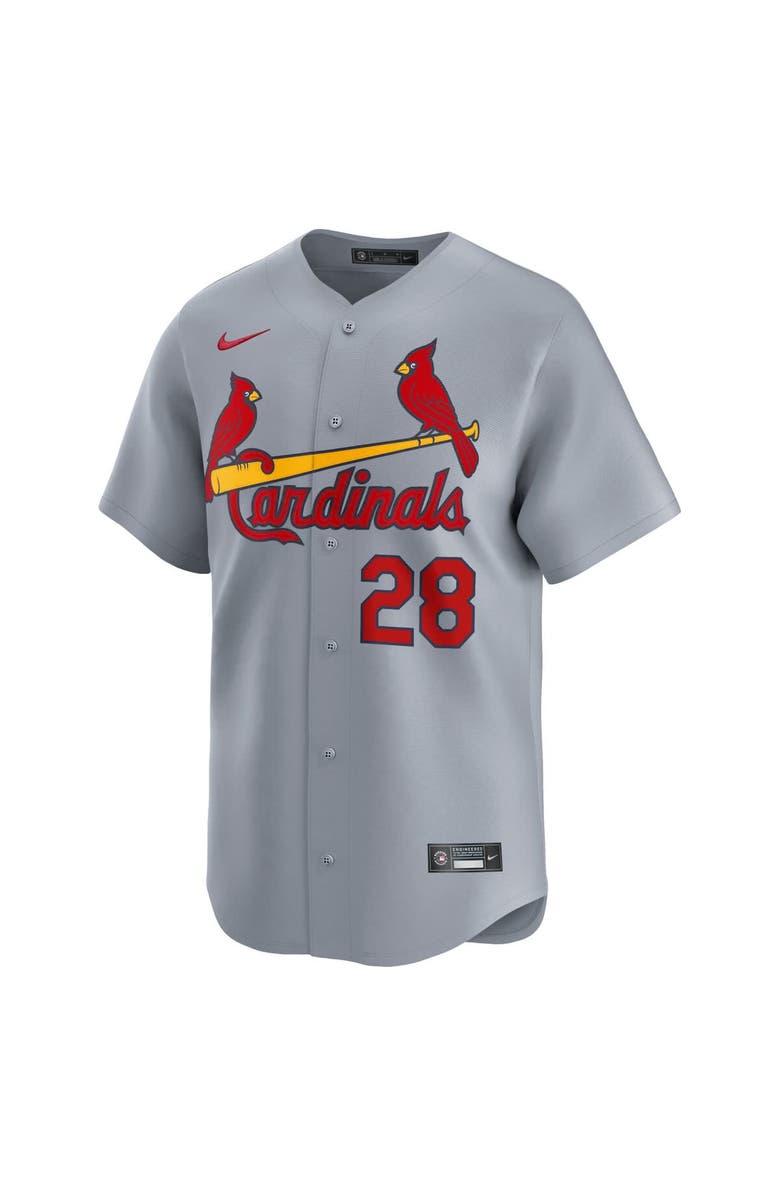 Nike Men's Nike Nolan Arenado Gray St. Louis Cardinals Away Limited Player Jersey, Alternate, color, Gray