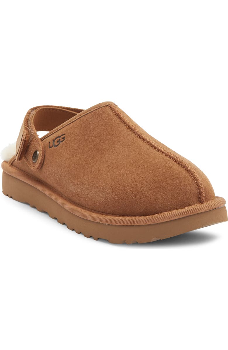 UGG<sup>®</sup> Lanah Clog, Main, color, Chestnut Brown
