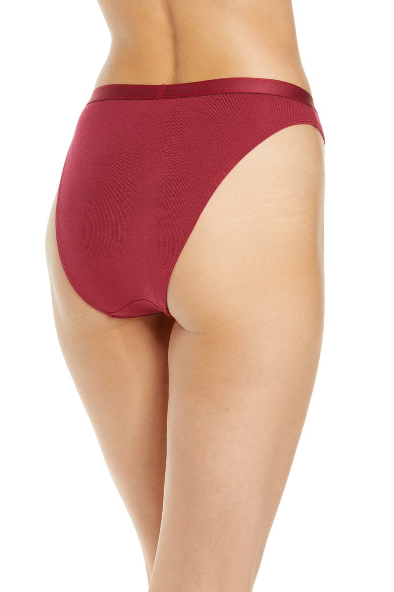 Pure Rib Bikini, Alternate, color, REBELLIOUS