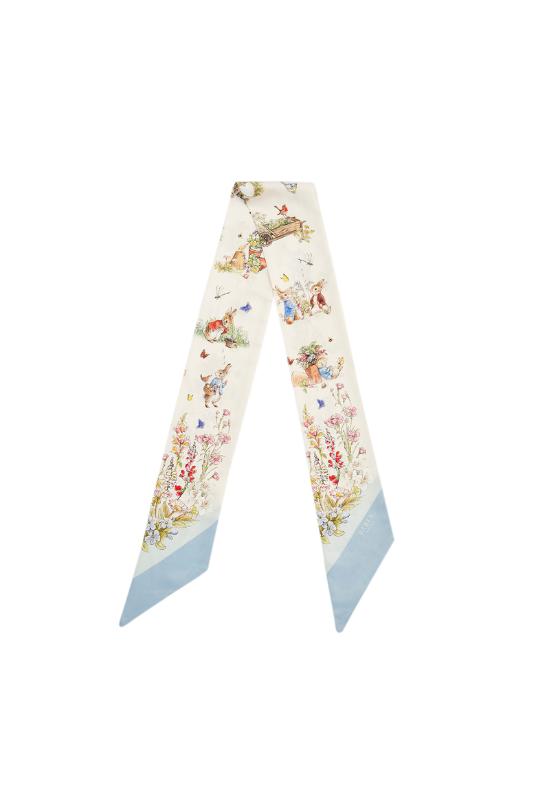 x Peter Rabbit Cream Skinny Scarf, Main, color, Cream