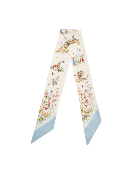 x Peter Rabbit Cream Skinny Scarf