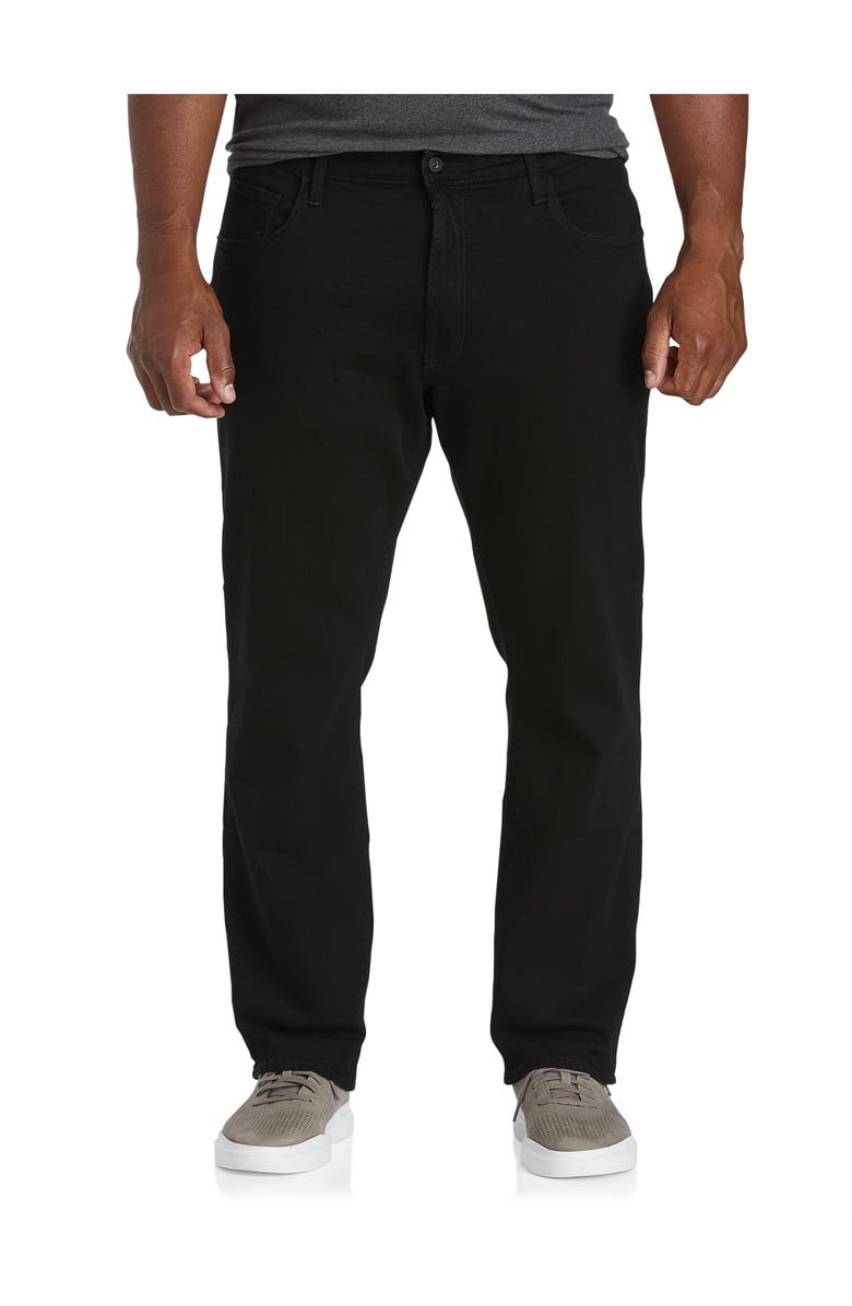 Nautica Big & Tall Stretch Denim Jeans, Main, color, Black Denim