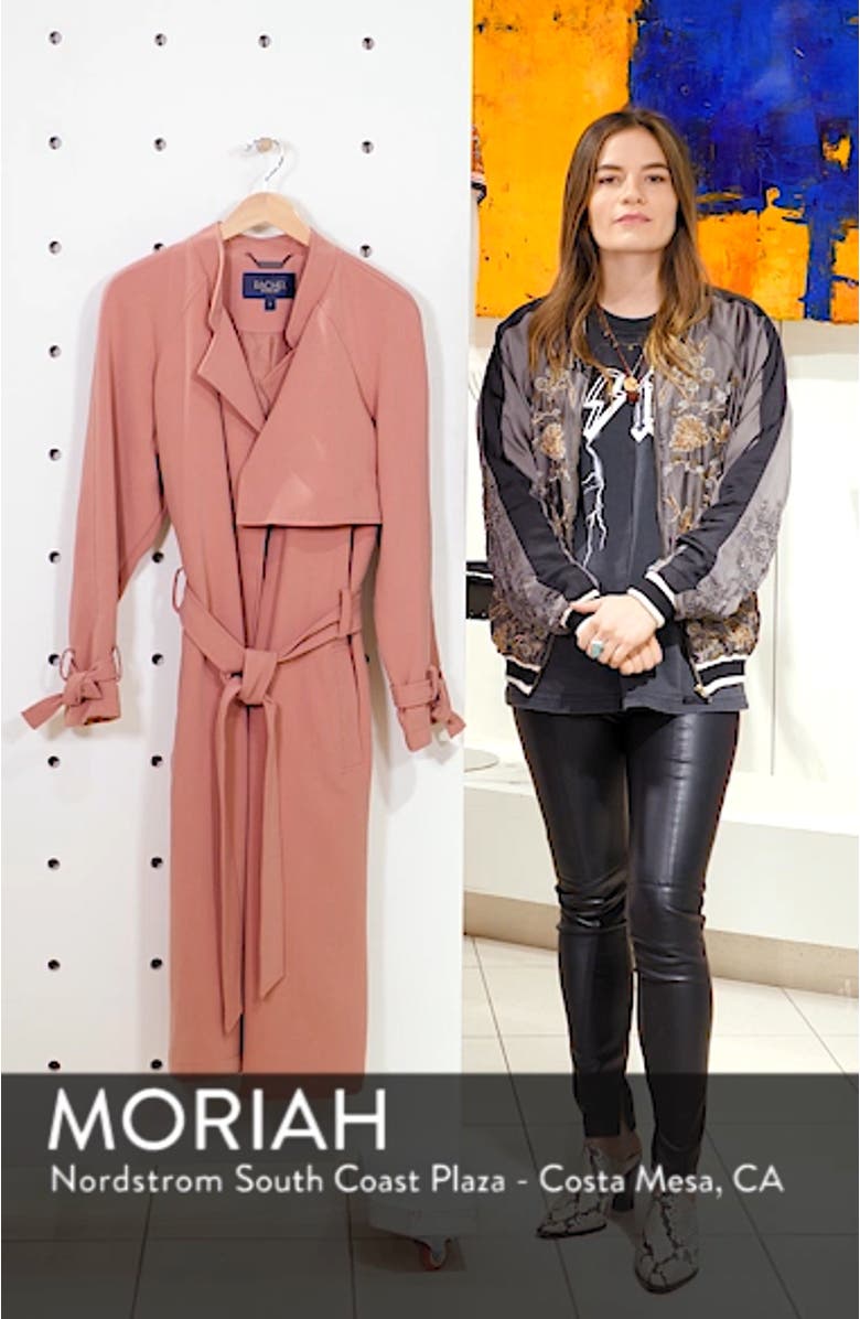 Luxe Crepe Trench Coat, sales video thumbnail