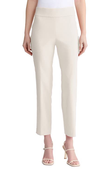 Pull-On Straight Leg Pants