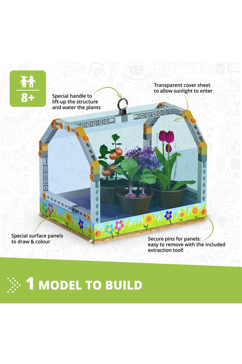 Steam Labs Junior, How Greenhouses Work Model Brick Building Set, Alternate, color, Multicolored