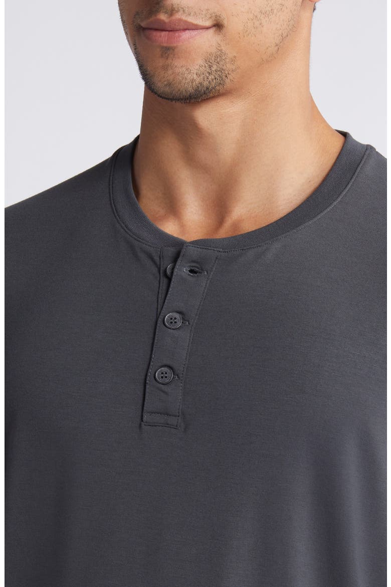 Flex Performance Henley, Alternate, color, BLACK SAND