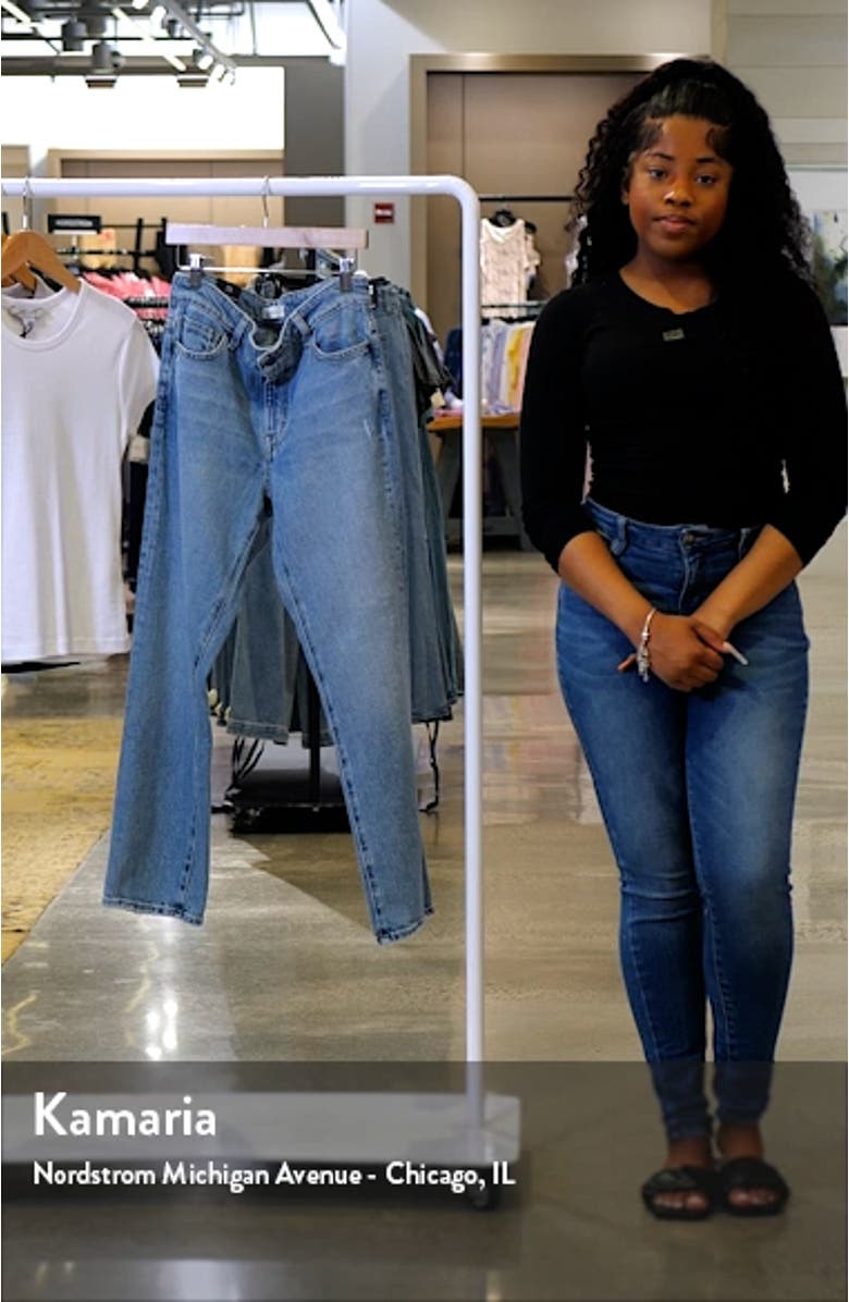 Mid Rise Straight Leg Ankle Jeans, sales video thumbnail