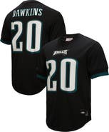 Mitchell & Ness Men's Mitchell & Ness Brian Dawkins Black Philadelphia Eagles Retired Player Name & Number Mesh Top