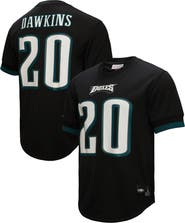 Mitchell & Ness Men's Mitchell & Ness Brian Dawkins Black Philadelphia Eagles Retired Player Name & Number Mesh Top