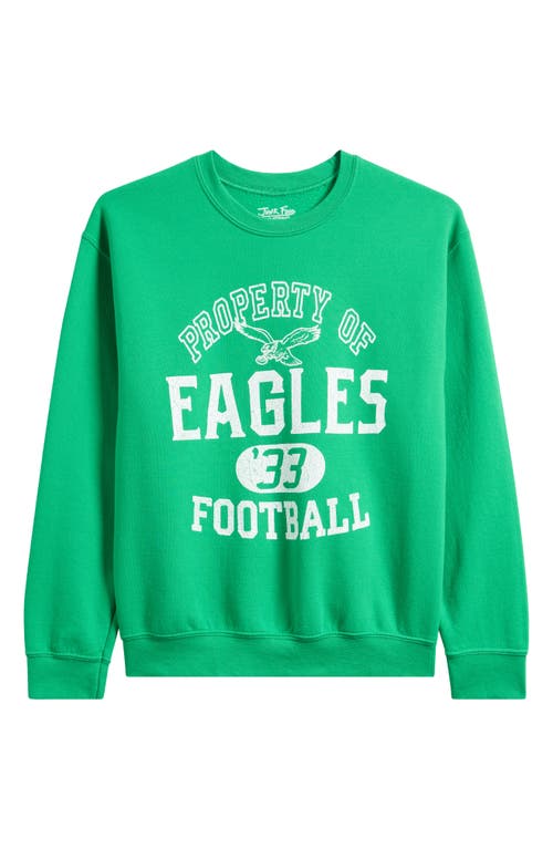 Junk Food Nfl Eagles Property Graphic Sweatshirt In Green