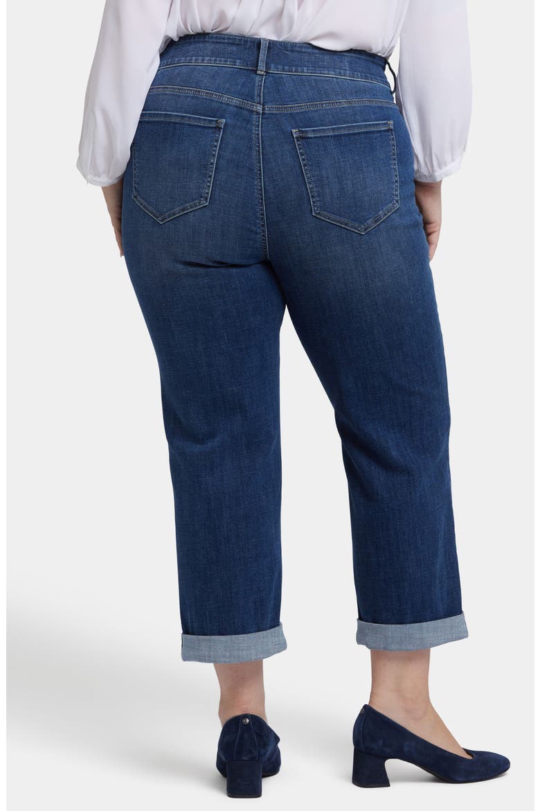 Bailey High Waist Crop Relaxed Straight Leg Jeans, Alternate, color, ASTURIA SHORE