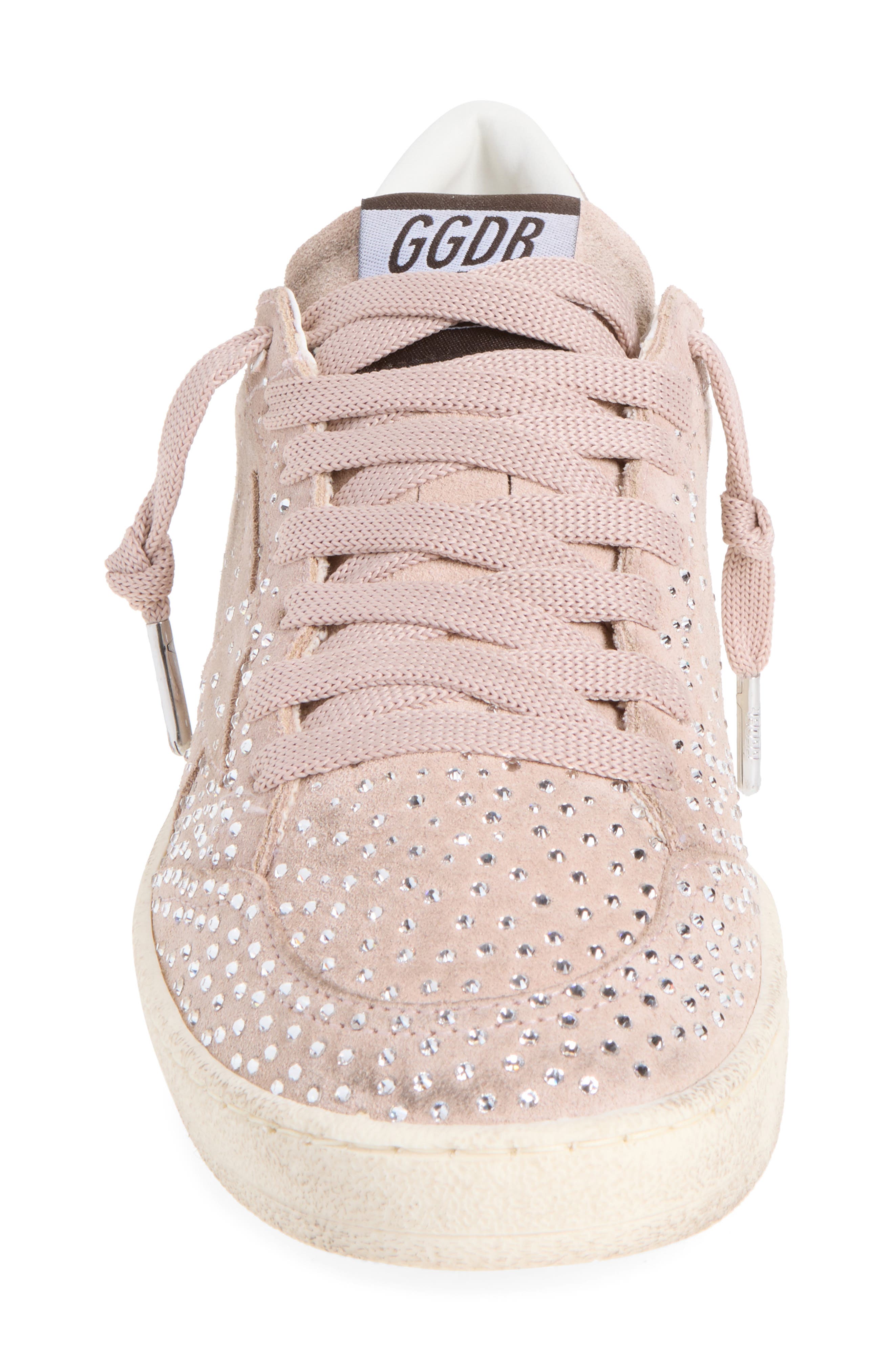 Crystal Ball Star Sneaker, Alternate, color, POWDER PINK