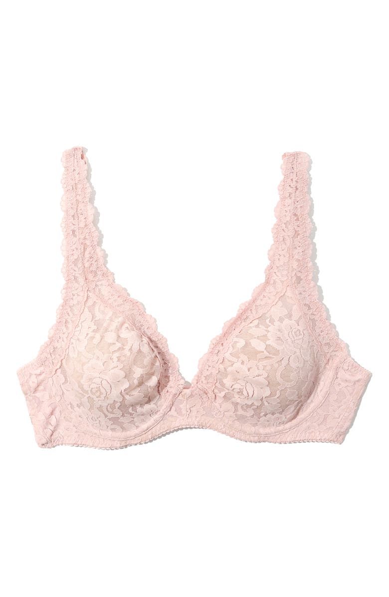 Hanky Panky Apex Signature Lace Underwire Bra, Alternate, color, Blushing Rose