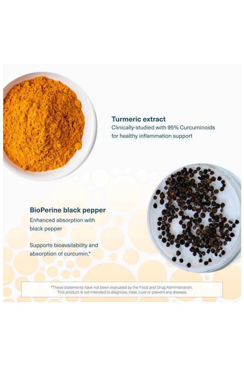 Turmeric Extra Strength Curcumin Supplement 120 Count, Alternate, color, None