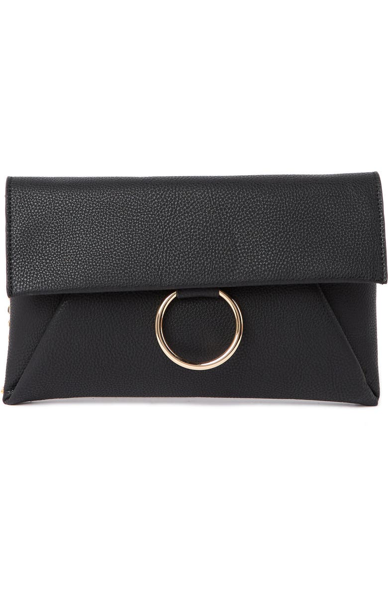 URBAN EXPRESSIONS HANDBAGS URBAN EXPRESSIONS Alyssa Crossbody Envelope Clutch, Main, color,