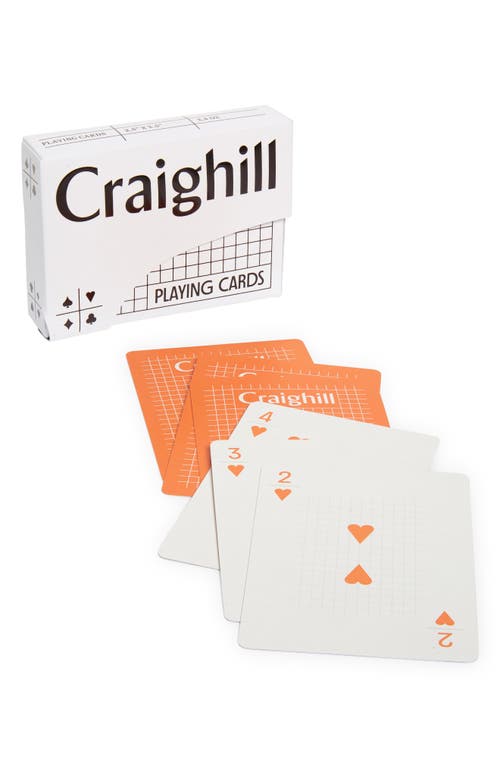 CRAIGHILL Playing Cards in White 