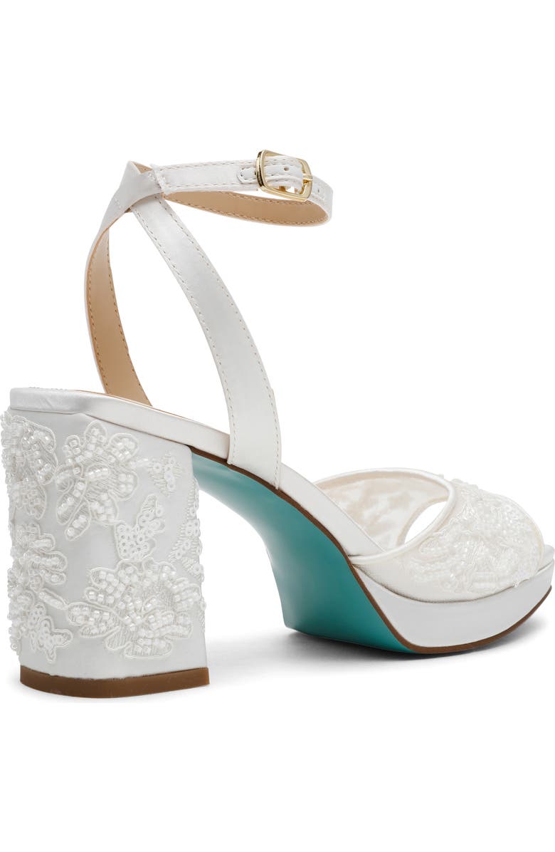 Betsey Johnson Junie Sandal, Alternate, color, Ivory