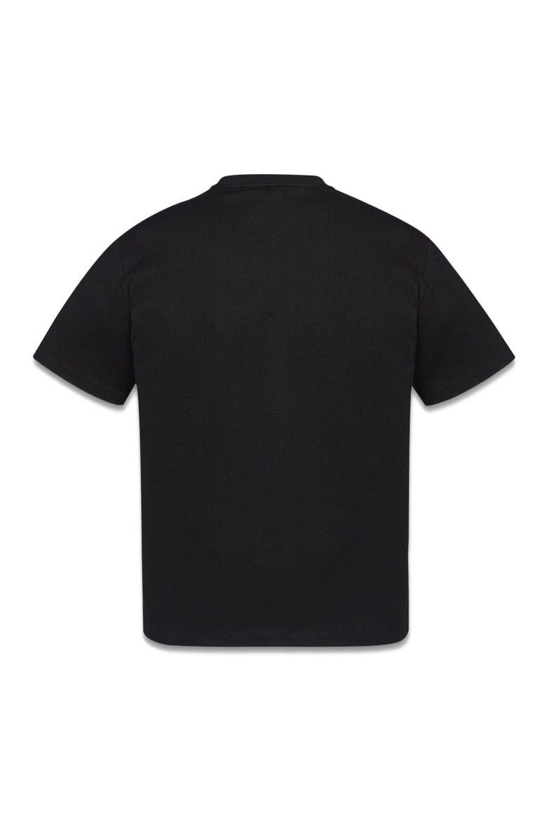 Monogram Patch Pocket T-Shirt in Organic Cotton, Alternate, color, Black