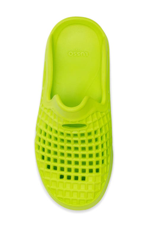 Lusso Cloud Scenario Perforated Clog In Volley Yellow