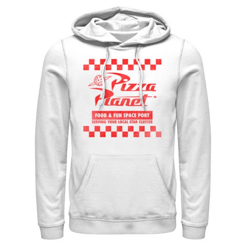 Men's Toy Story Pizza Planet Uniform  Pull Over Hoodie
