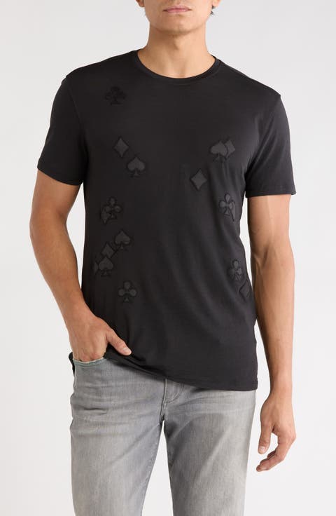 Suits Appliqué Organic Cotton T-Shirt