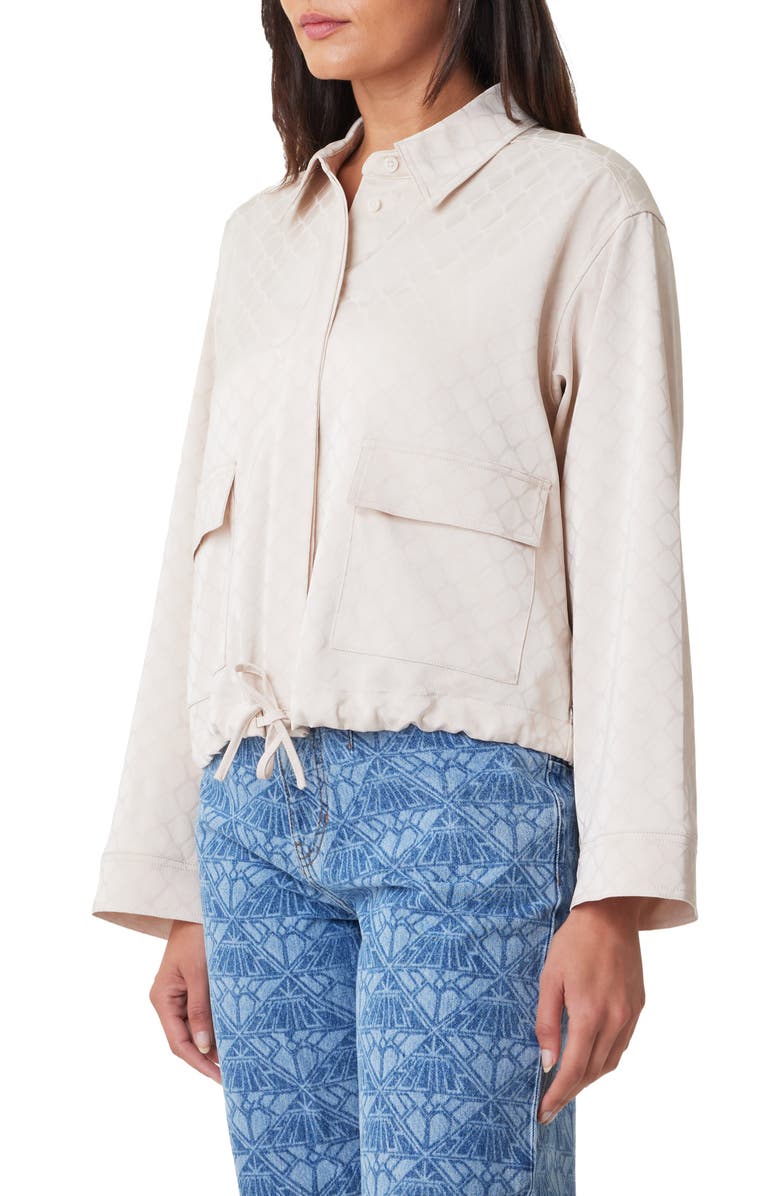 Scotch & Soda Satin Utility Shirt, Alternate, color, 