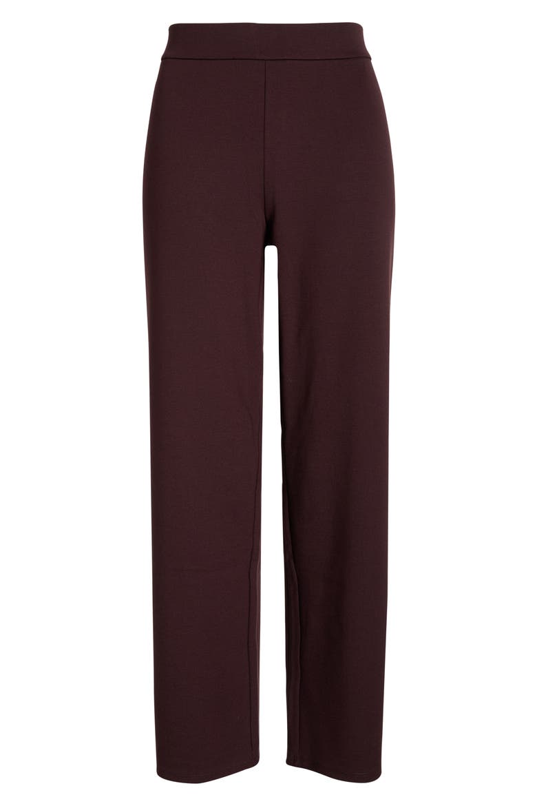 Double Knit Lantern Ankle Pants, Alternate, color, CASSIS