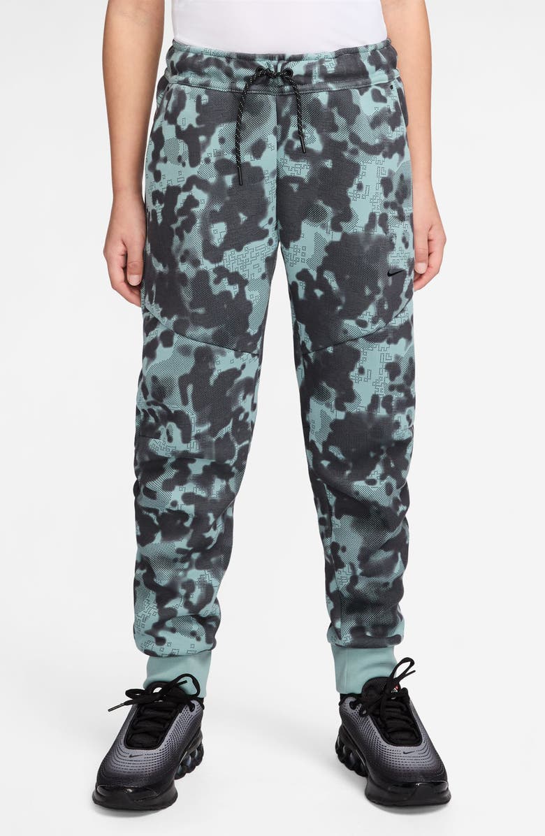 Nike Kids' Sportswear Tech Fleece Sweatpants, Main, color, Cannon/ Black