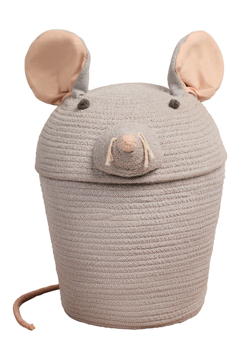 Renata the Rat Basket, Main, color, PEARL GREY