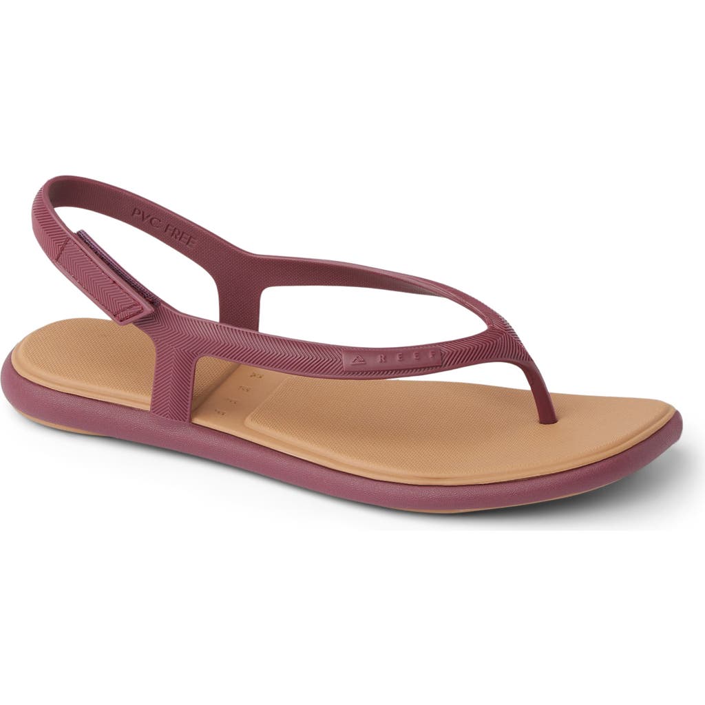 Reef Water Willow Maya Slingback Sandal In Burgundy