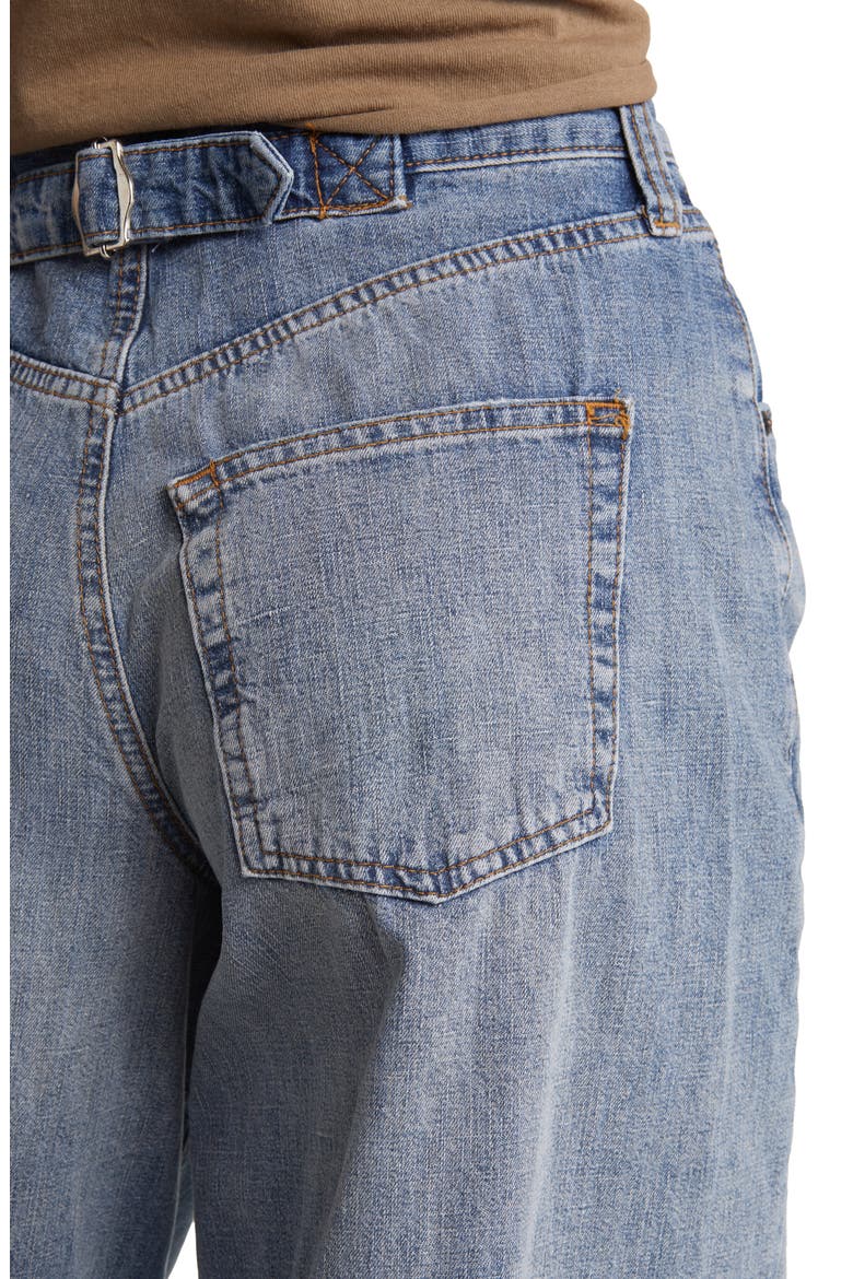 Logan Ripped High Waist Baggy Jeans, Alternate, color, MID WASH TINT