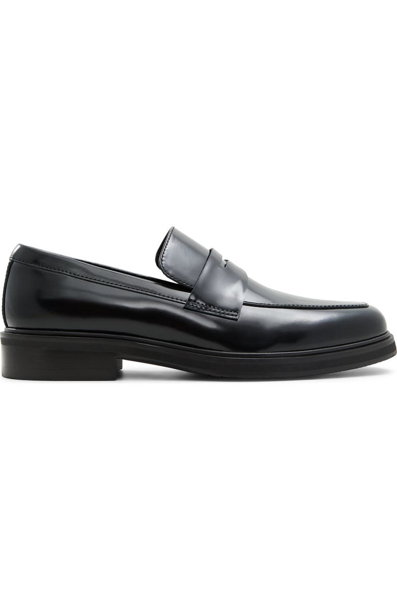 ALDO Luka Penny Loafer, Alternate, color, Black