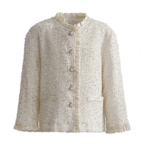 Sequin Tweed Jacket