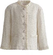 Tulleen Sequin Tweed Jacket